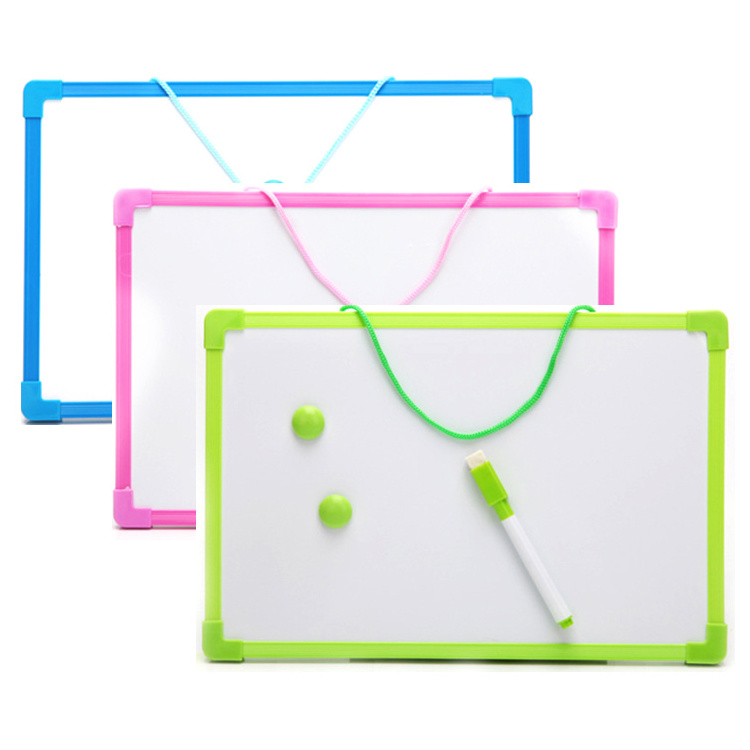 Marker Pen Magnetic Memo Small Double Sides Kids Whiteboard Magic Mini Portable Smart Kids Writing Board