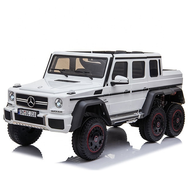 Factory Price 12V Electric Kids Licensed G63 Six Wheels Ride on Car Engineering Vehicle