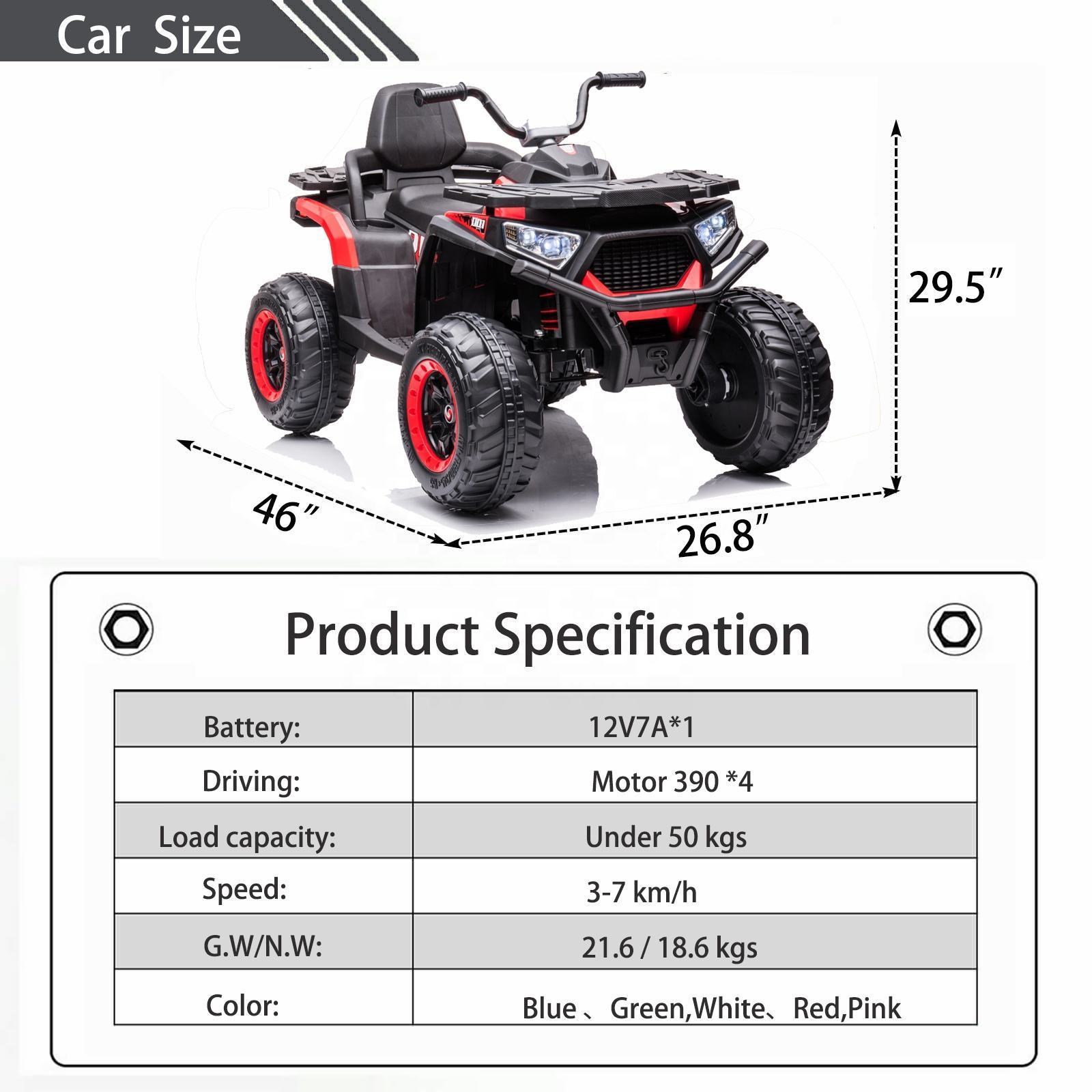 New electric UTV kids 12 volt kids electric cars for 8 year olds children toy car with headlights