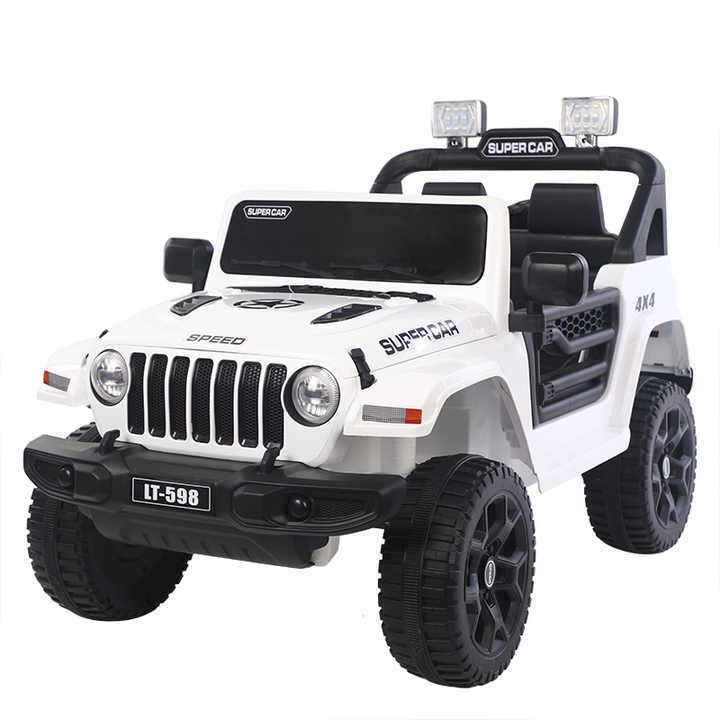 Factory wholesale kid cars 12v electric kids plastic car ride on toy jeep kids electrical vehicles