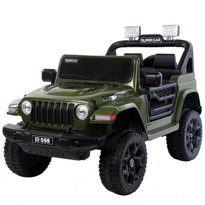 Factory wholesale kid cars 12v electric kids plastic car ride on toy jeep kids electrical vehicles