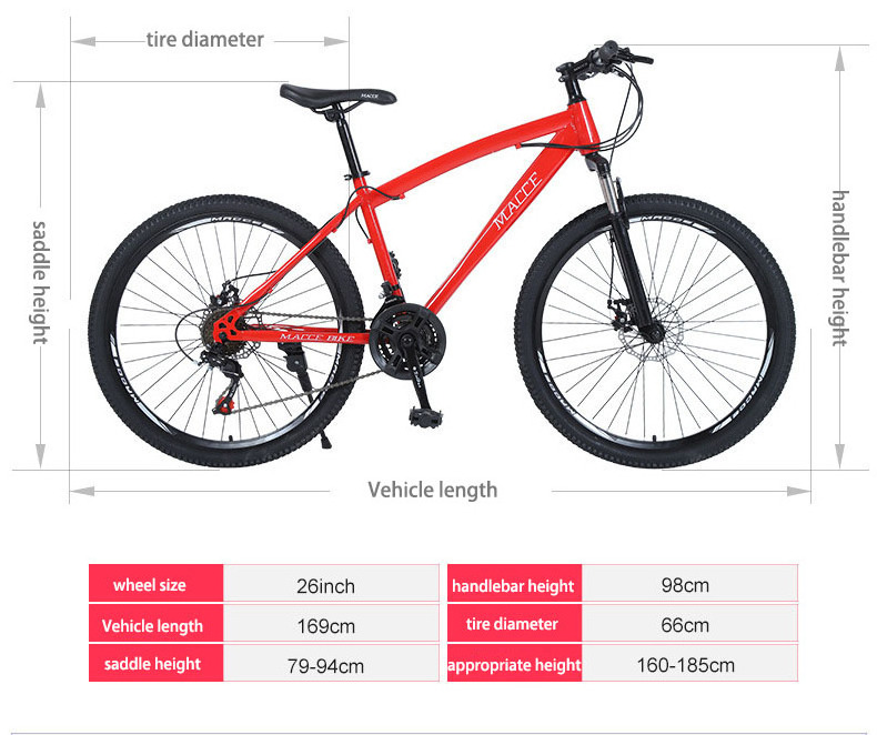 China made alloy mountain bicycles 27 speed bicycle big wheels bicicleta aro 29 mountain bike for sale