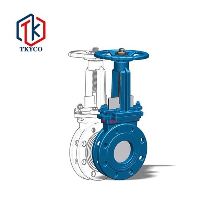 Taike China Factory Ductile GB Stainless steel manual knife gate valve