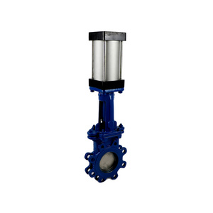 Taike Valve Ductile Iron Carbon Steel Stainless Steel Lug Type Pneumatic Knife Gate Valves