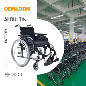 Wholesale Wheelchair 6 Inch PU Front Wheel Tire 24 Inch Rear Wheel Manual Aluminum Wheelchair