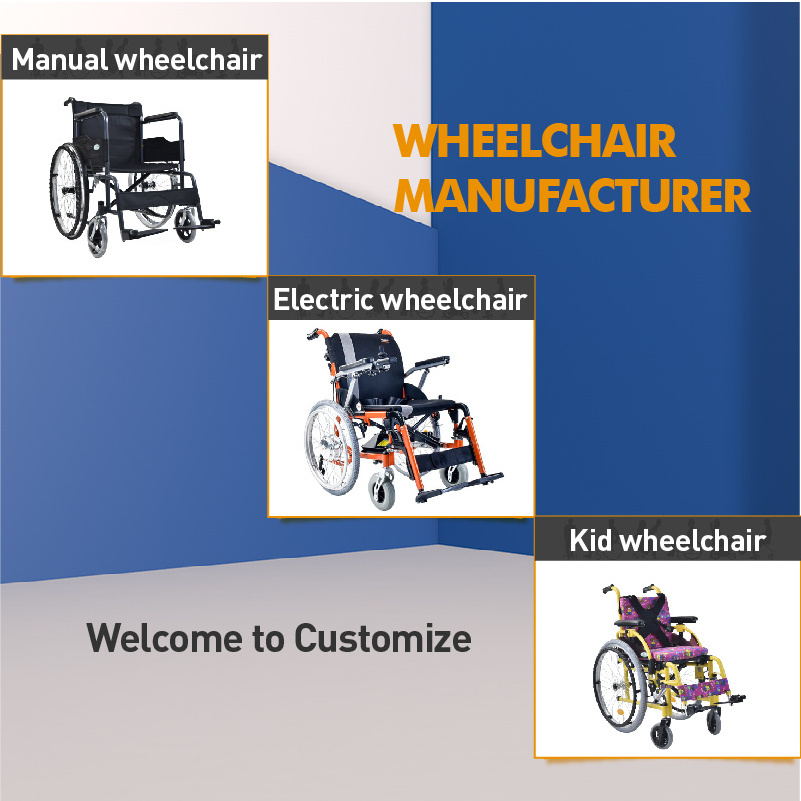 Wholesale Wheelchair 6 Inch PU Front Wheel Tire 24 Inch Rear Wheel Manual Aluminum Wheelchair