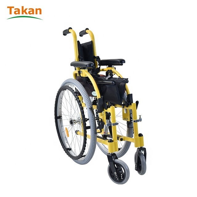 Folding portable wheelchair for disable child