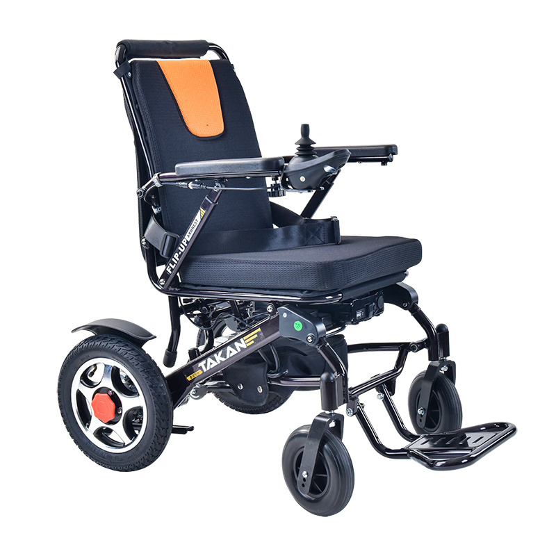 Portable Folding Aluminum Electric Wheelchair Lithium Battery Lightweight Wheel Chair For Elder