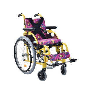 Folding portable wheelchair for disable child