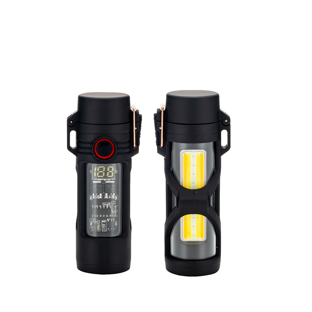 Windproof and Waterproof Arc LED Flashlight with Lighter,Plasma Rechargeable Lighter with Tactical Torch,  for Home and Outdoor