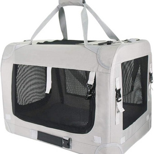 Extra Large Cat Carrier Soft Sided Folding Small Medium Dog Pet Carrier Travel Collapsible Ventilated Comfortable Design Vehicle