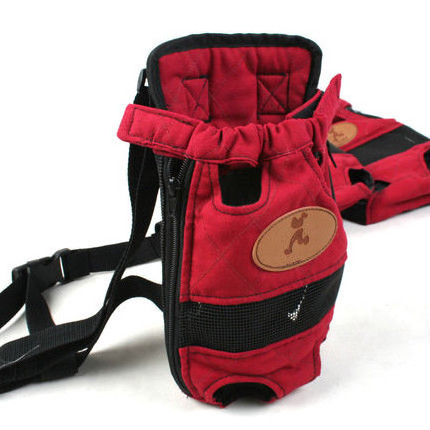 Wholesale Chest Pet bag canvas Carrier Backpack Travel pet Bag for Small Dogs and cats