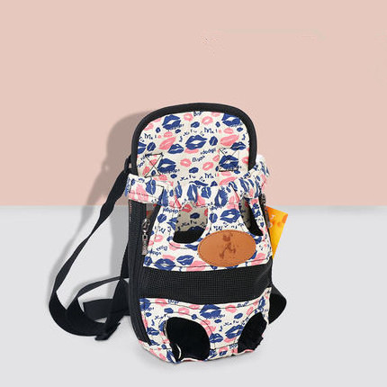 Wholesale Chest Pet bag canvas Carrier Backpack Travel pet Bag for Small Dogs and cats