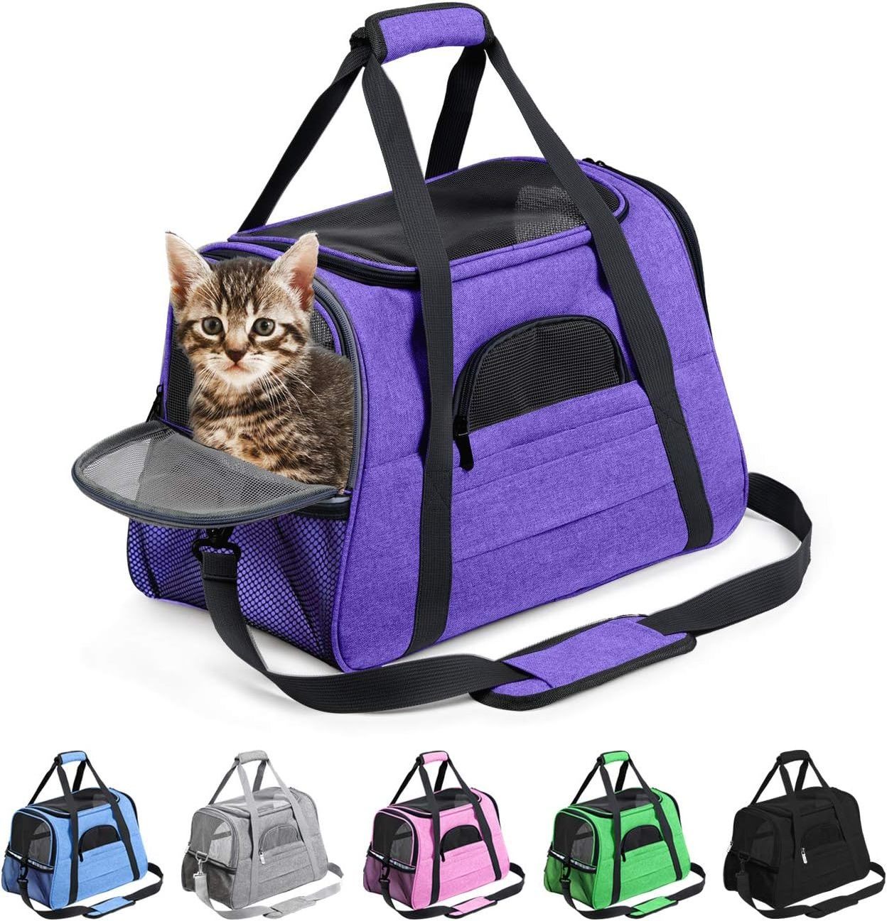 Dogs cats wholesale custom optional breathable backpack car seat cat pet carrier