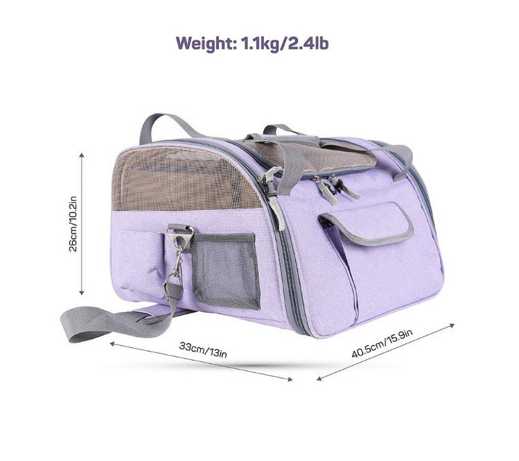 High quality Ventilated Pet Travel carrier tote Bag