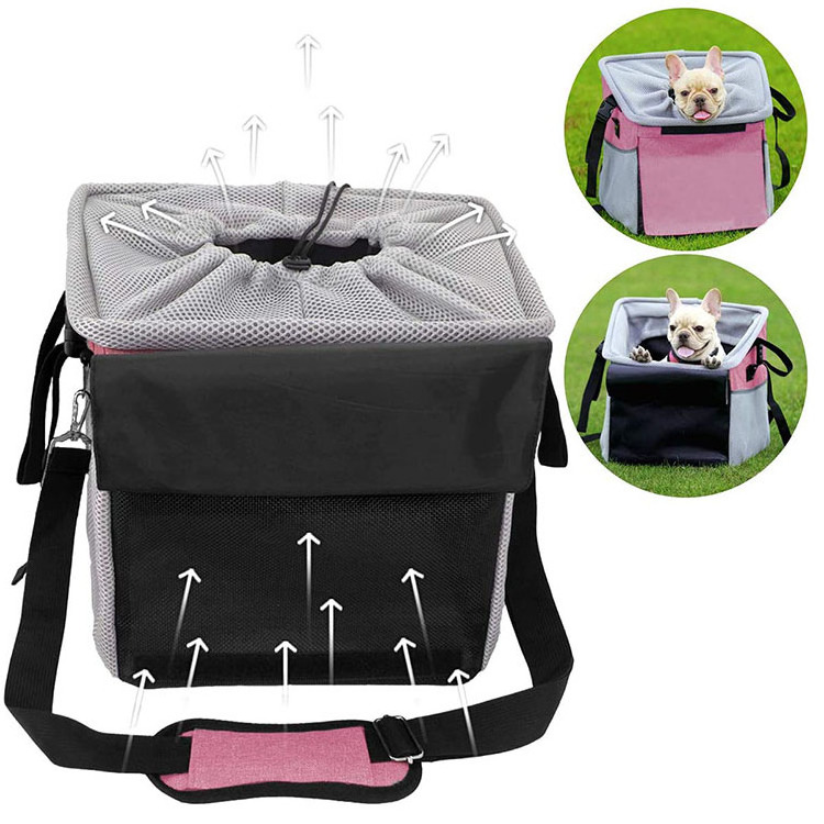 OEM Factory Pet Bicycle Basket Bag Bike Pet Carrier Backpack