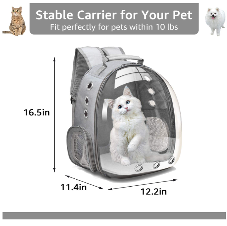 Outdoor Travel Breathable Fully Ventilated Mesh Multi Colors Foldable Dog Carrying Bag Pet Cat Carrier Backpack