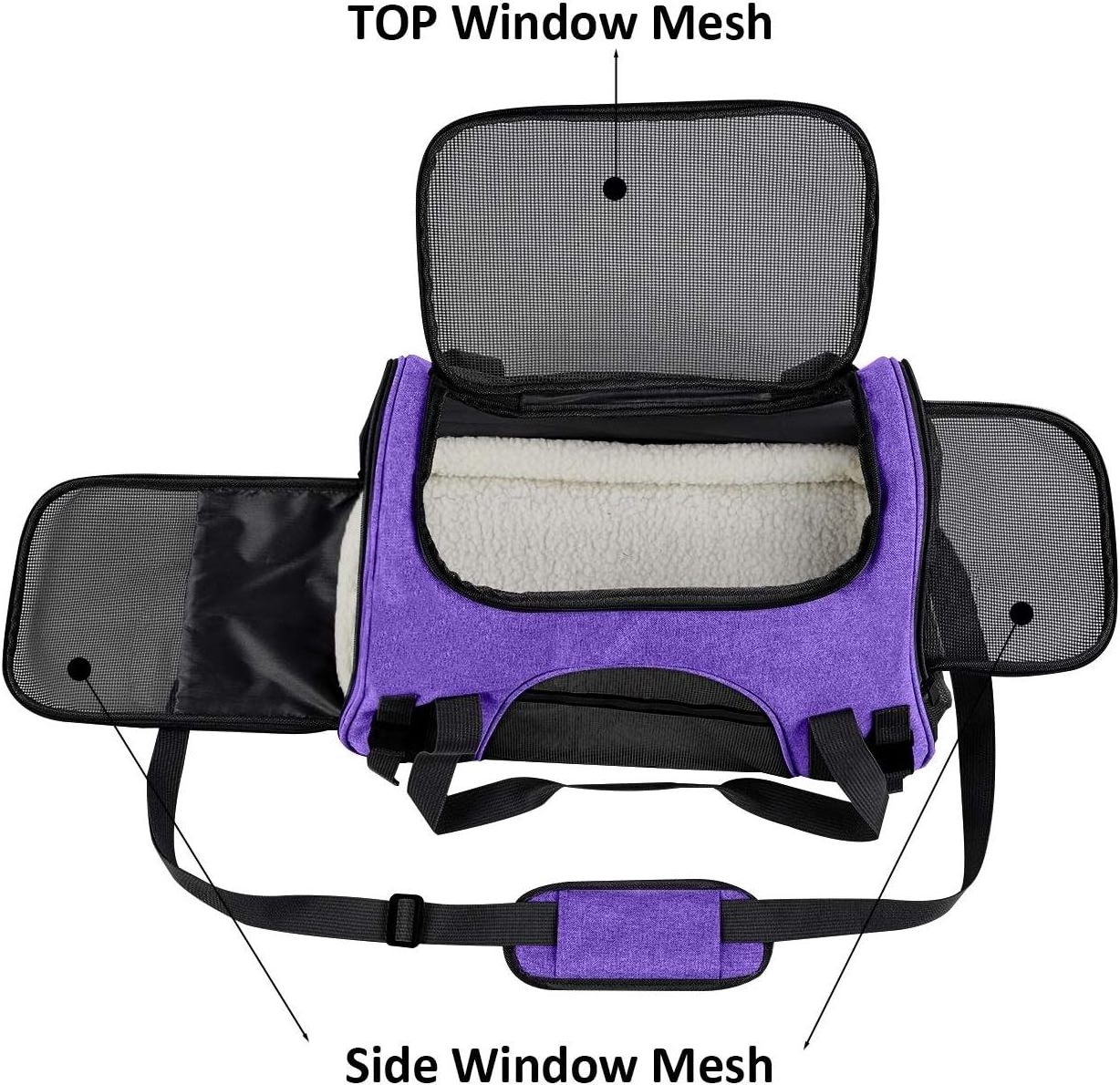 Dogs cats wholesale custom optional breathable backpack car seat cat pet carrier