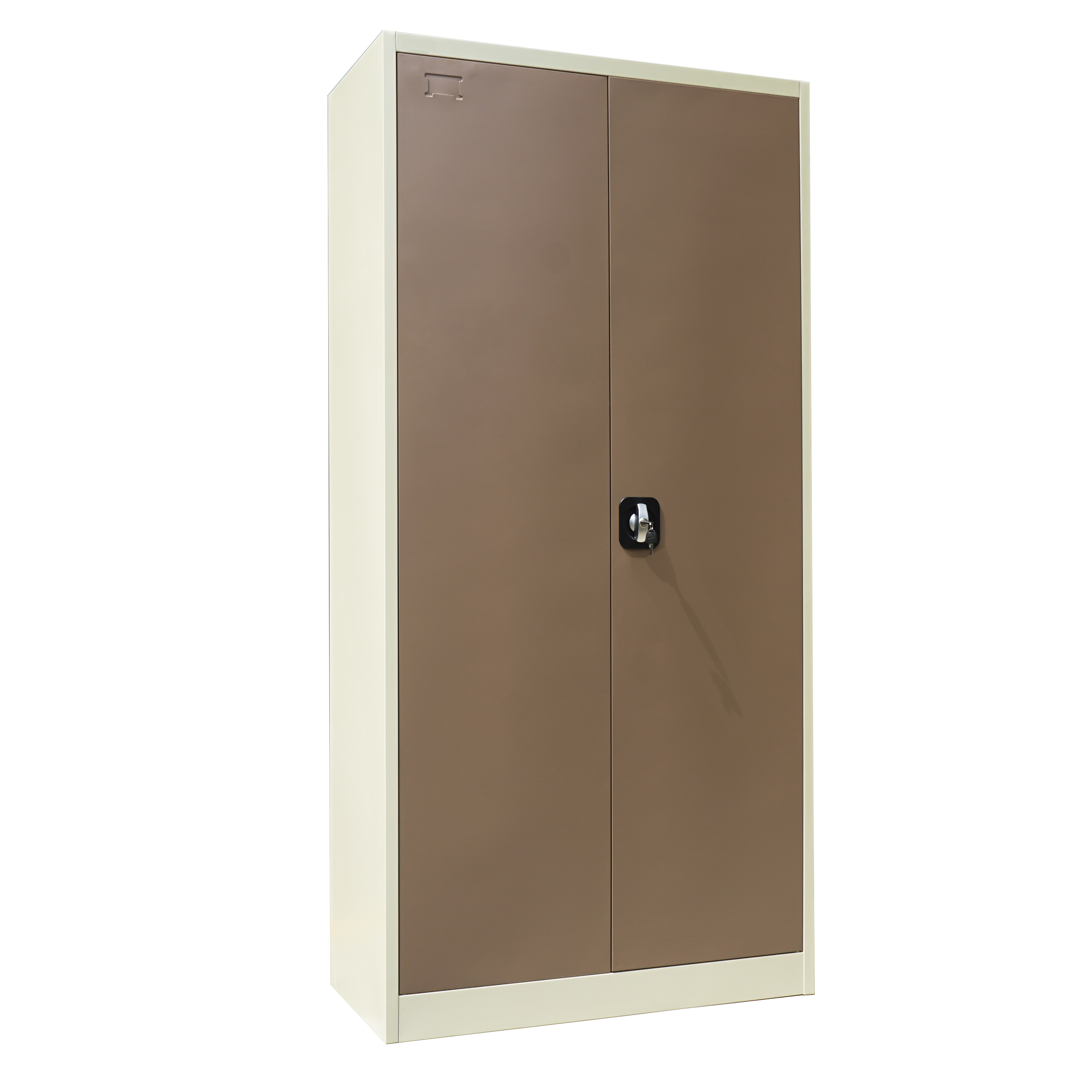 Hot sale new design vertical 2 door clothes storage locker godrej almirah assemble metal steel dressing durable wardrobe