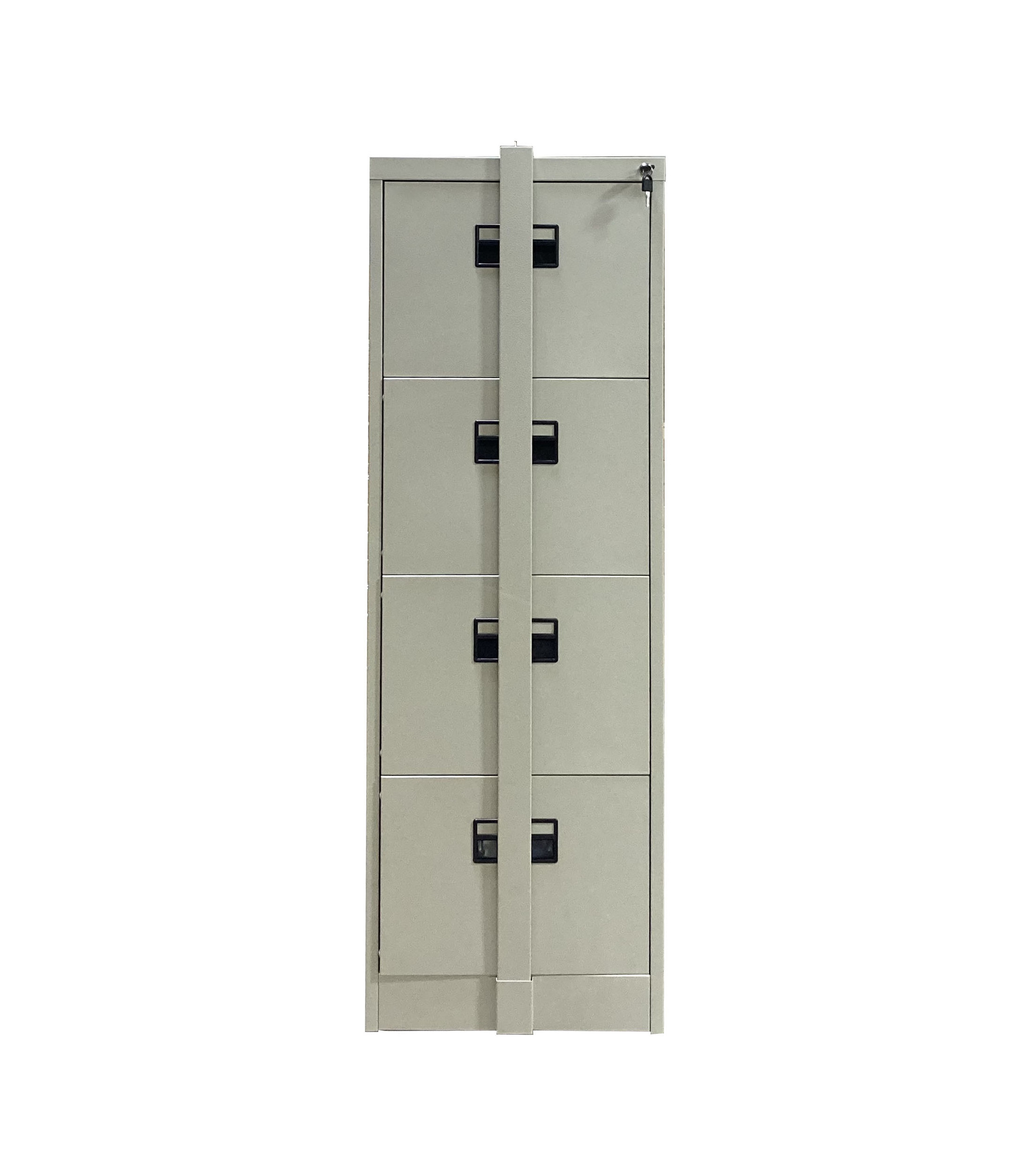 Factory price  hanging A4 folder Vertical storage 4 drawer steel filing cabinet archivero With locking bar