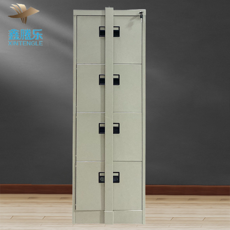 Cheap price Malaysia Office Furniture Lockable Metal 4 Drawer Filing Cabinet with Locking Bar