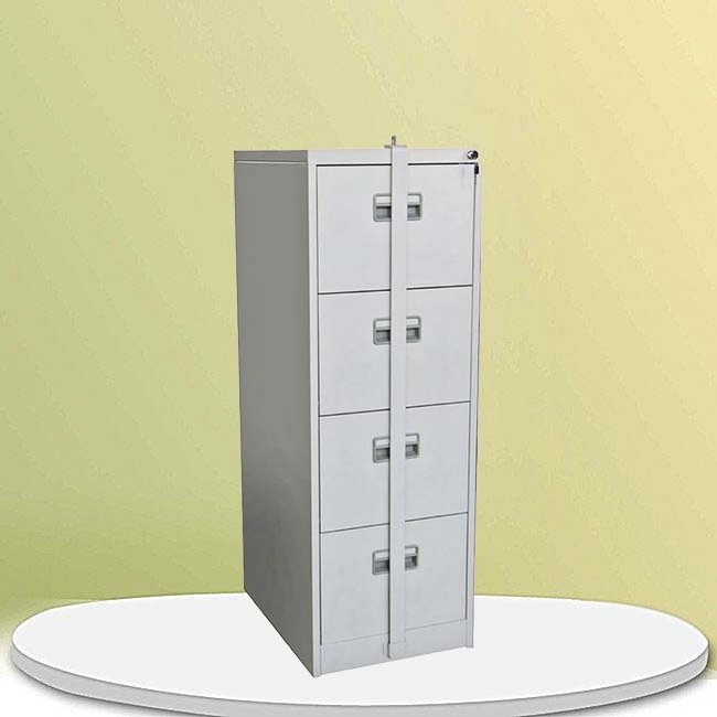 4 Drawer Steel Cabinet Vertical File Cabinet 4 Drawer Folder Metal Cabinet with locking bar