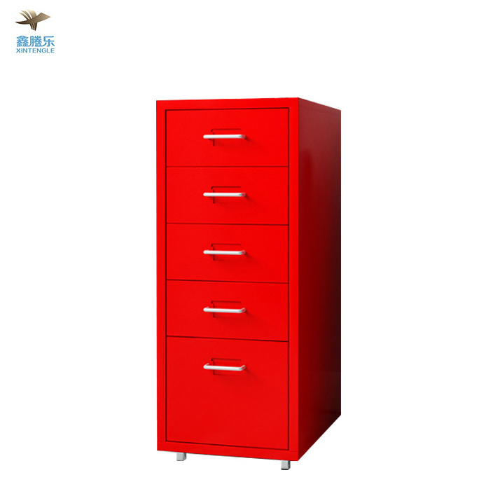 Foshan Factory Direct Sale Best Supplier Iron Filing Cabinet home and Office Furniture 5 drawers cabinet