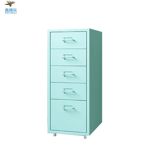 Foshan Factory Direct Sale Best Supplier Iron Filing Cabinet home and Office Furniture 5 drawers cabinet