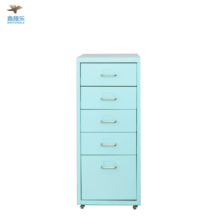 Foshan Factory Direct Sale Best Supplier Iron Filing Cabinet home and Office Furniture 5 drawers cabinet