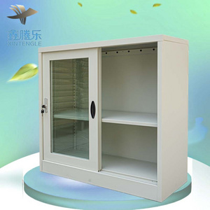 guangzhou factory direct sale steel pantry cabinet flat pack key lock small kitchen cupboard