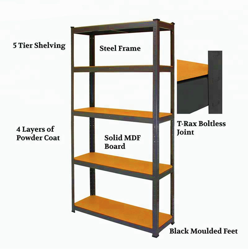 2024 Best Selling Boltless Iron Heavy Duty Shelf Sliding Storage Rack for Warehouse Industrial 1800mm Stacking Rack