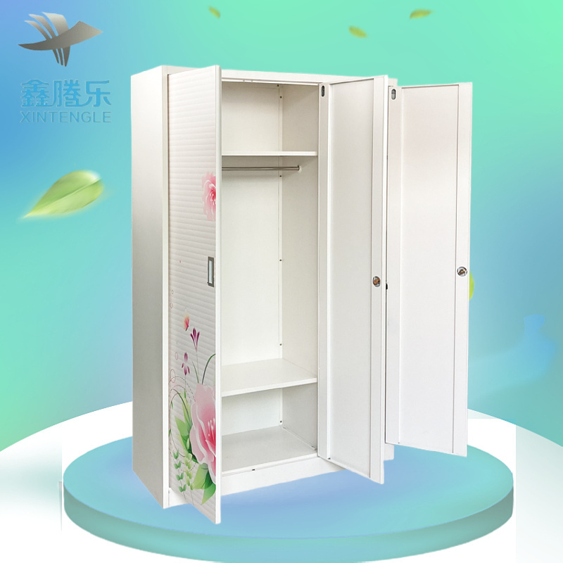 custom cheap price closets assembled kids wardrobe clothes portable cupboard armoire for sale