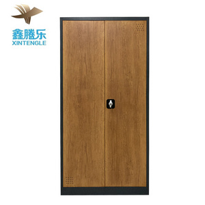 2024 Modern Design Bedroom Furniture Customized Wooden Transfer Steel Wardrobes