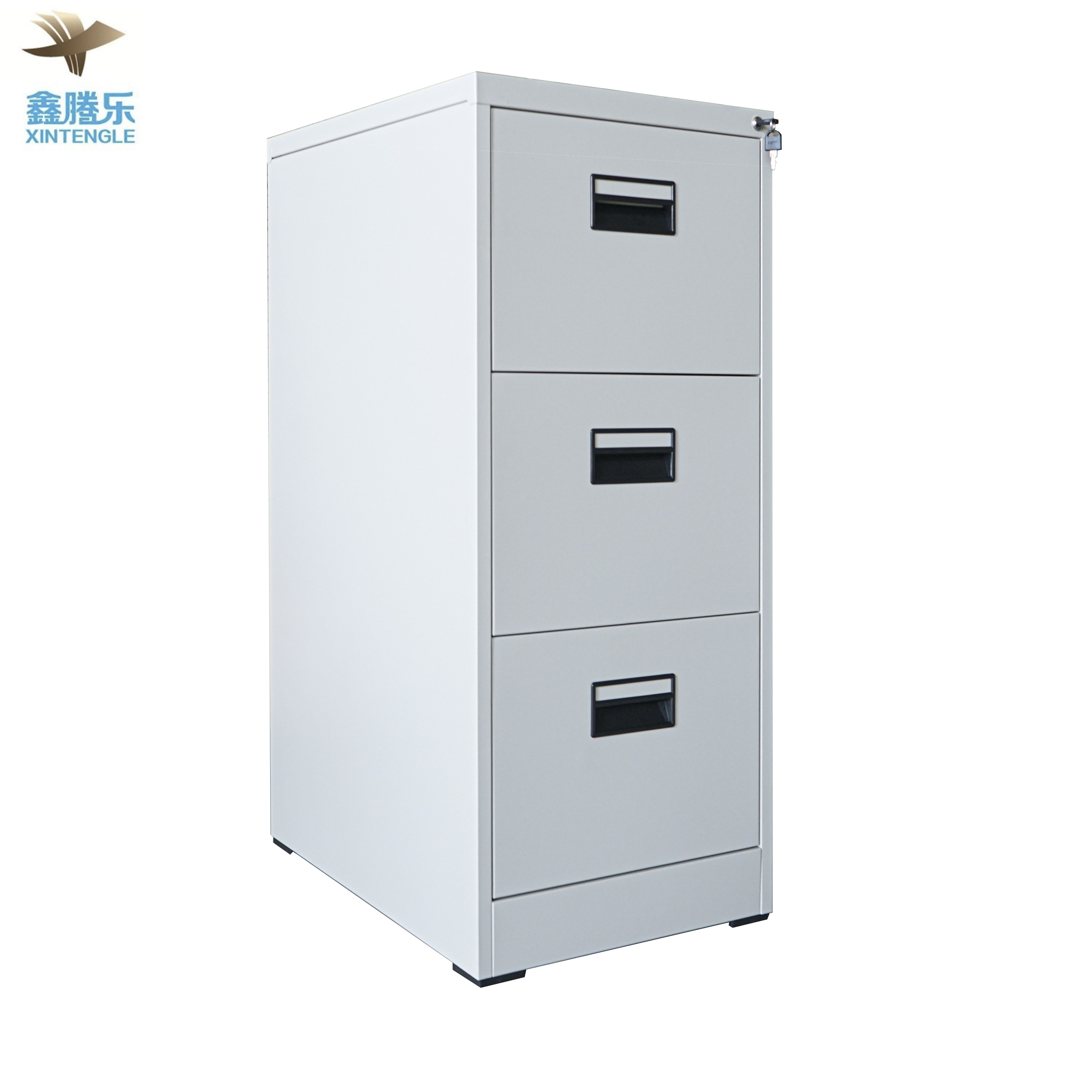 Office Steel 3-Tier FC-D4 File Cabinet Metal Storage Drawer Cabinet Alacena de Metal/Dolap Kabinet Logam Office Furniture