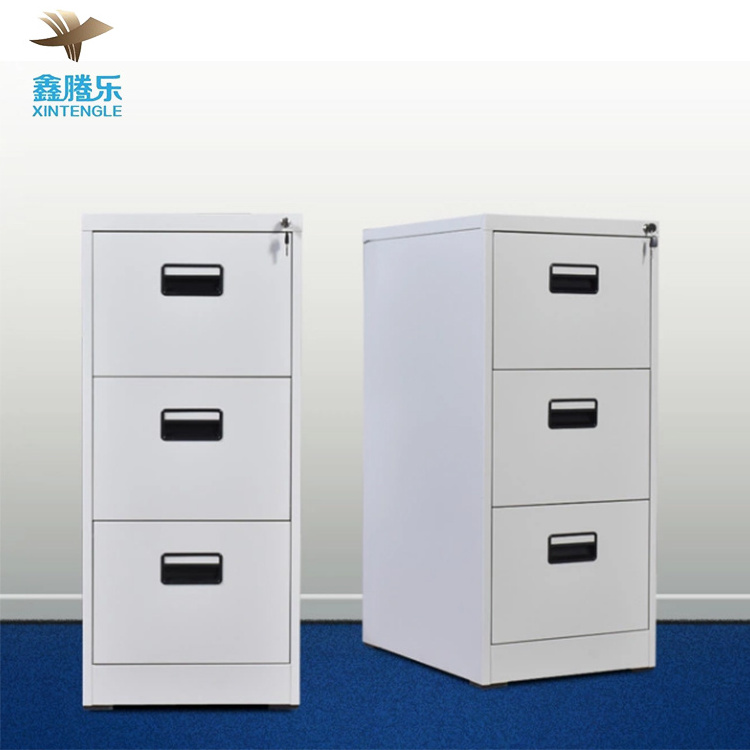 Office Steel 3-Tier FC-D4 File Cabinet Metal Storage Drawer Cabinet Alacena de Metal/Dolap Kabinet Logam Office Furniture