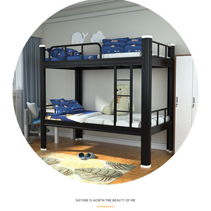 Lit superpos cheap 2 layers bunk bed for adult double decar bed iron double metal bed cama casal literas hierro