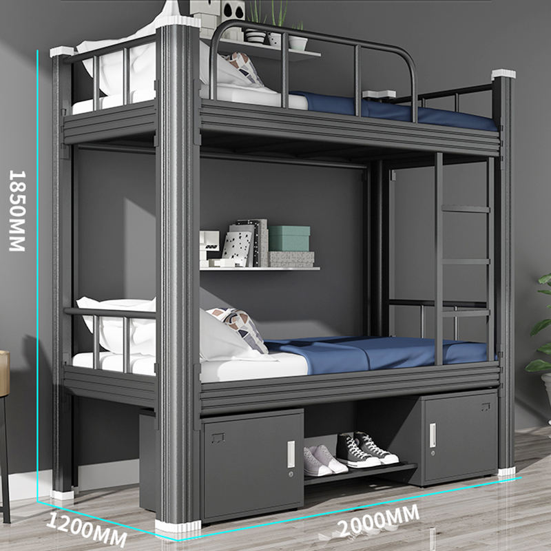 lit anfant superpose dormitory bunk bed dormitory cheap school dormitory double decker metal bunk bed with with drawers etagenbe