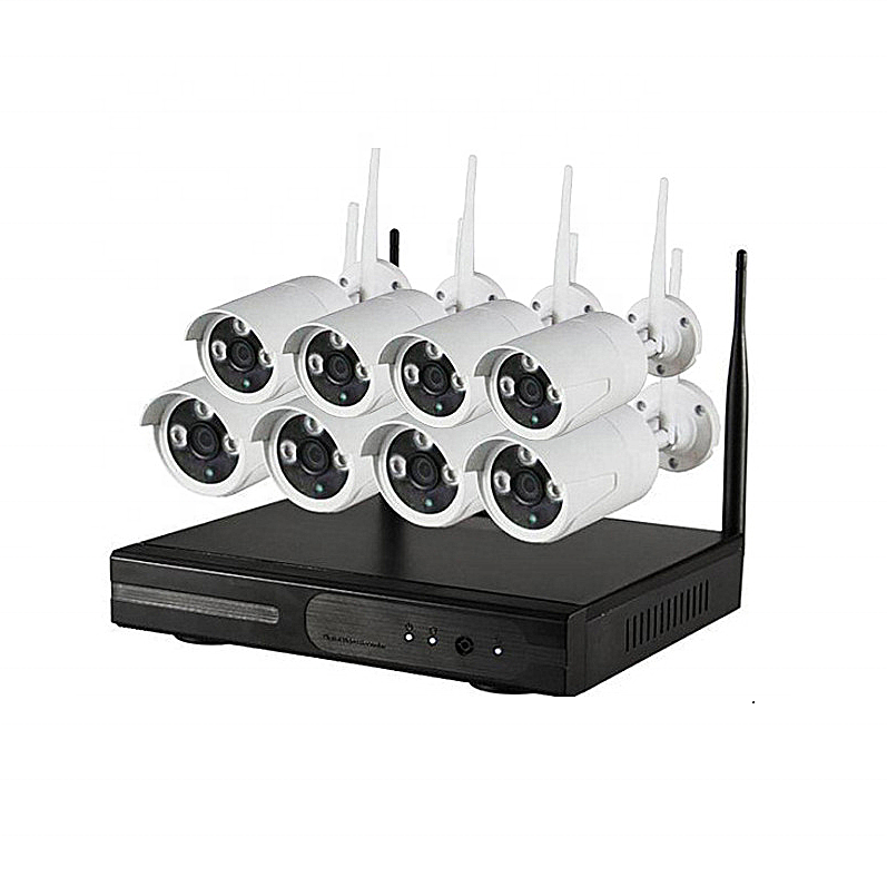 Network video surveillance wifi1080P wireless NVR H265 5G wireless camera 8-channel CCTV wireless camera set