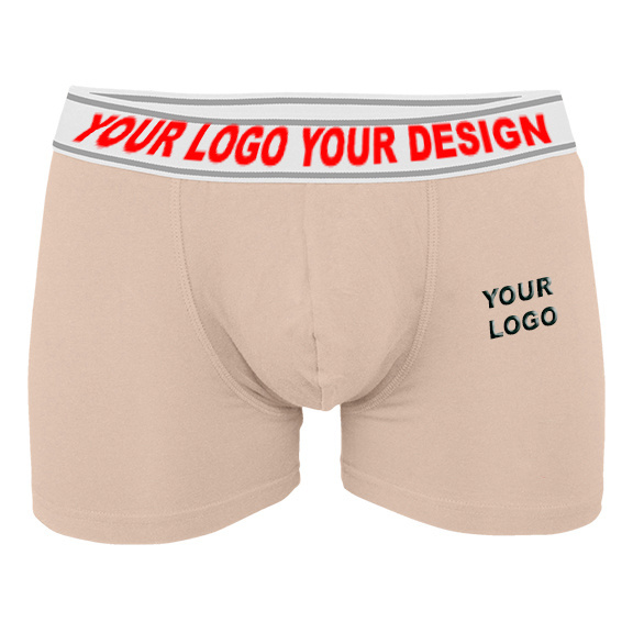 High Quality Bamboo Underwear Boxer Briefs - Comfortable Man Thong Boxer Trunk Briefs with Your Customized Logo and Brand OEM