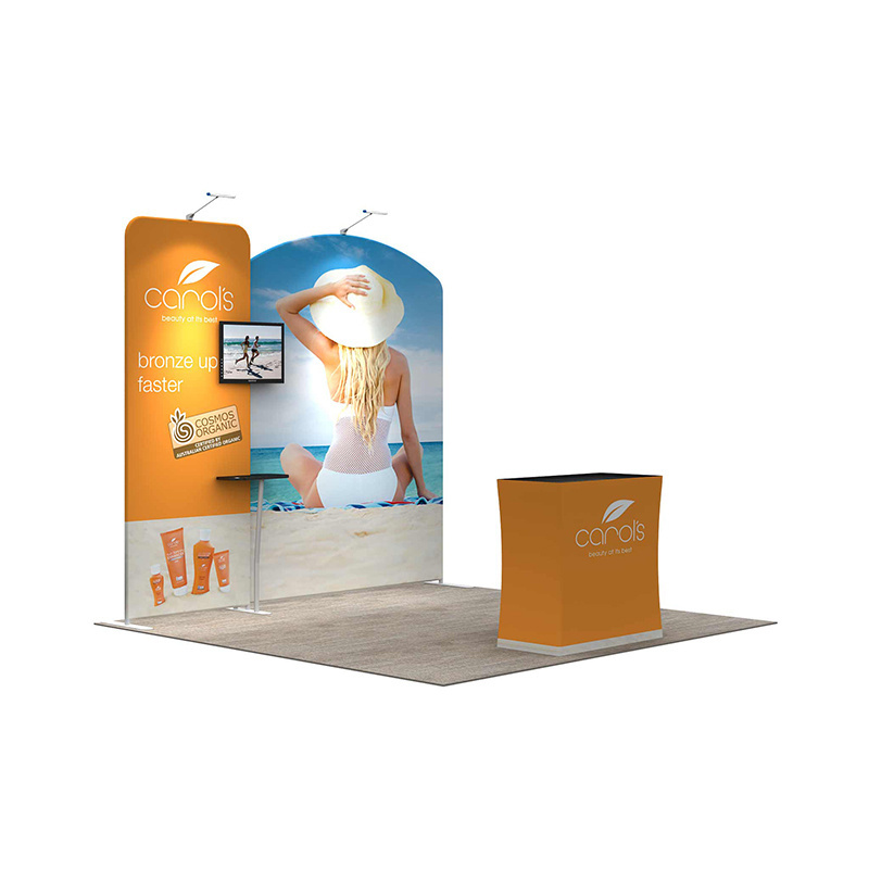 Aluminum Easy Tube 10x10 modular Custom Trade Show Portable 3x3 Size Exhibition Booth