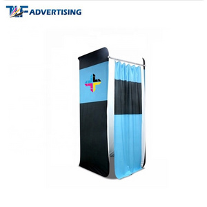 2018 hot sale mobile changing room advertising fabric tube displays portable dressing room