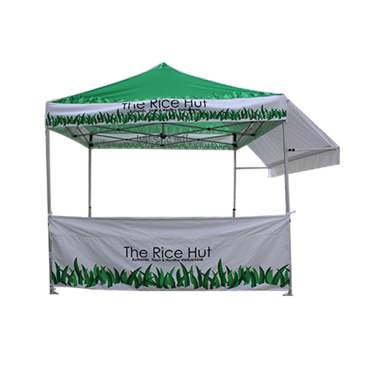 China folding canopy outdoor event tent with flag table cloth for booth