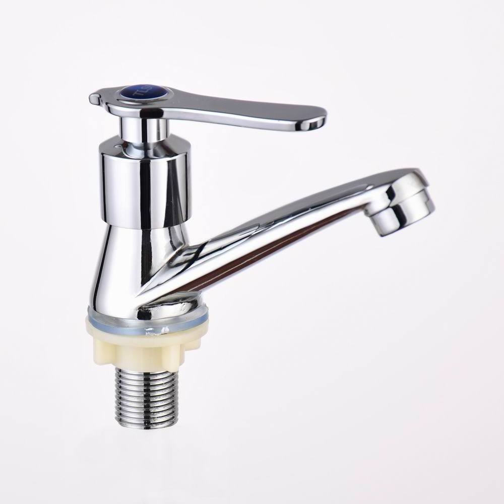 Good Price Deck Mounted Zinc Basin Faucet Single Lever Handle Cold Water Faucet For Bathroom