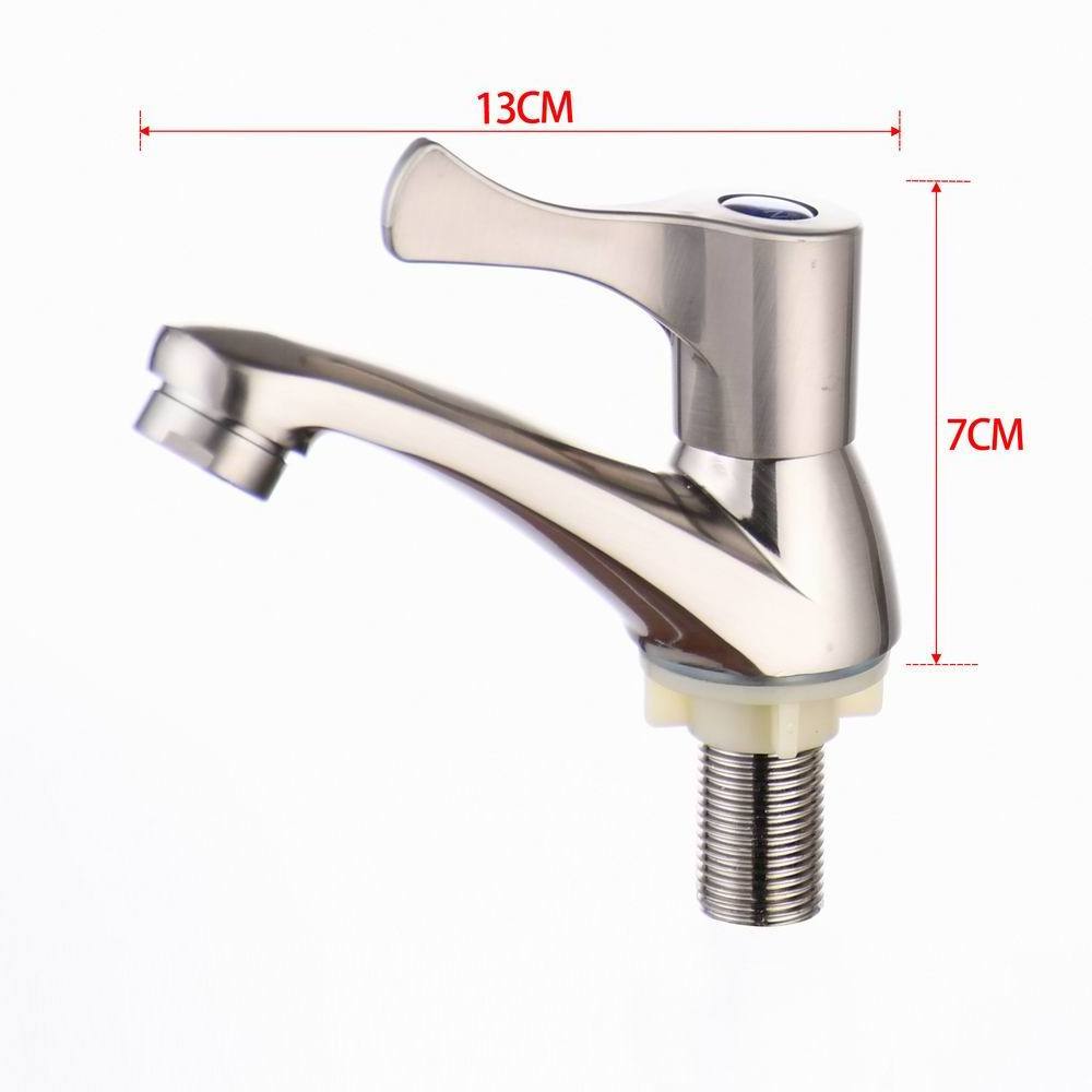 Custom Basin Faucet Cold Only Toilet Bathroom Brushed Nickel Single Hole Wholesale Water Tap Faucet