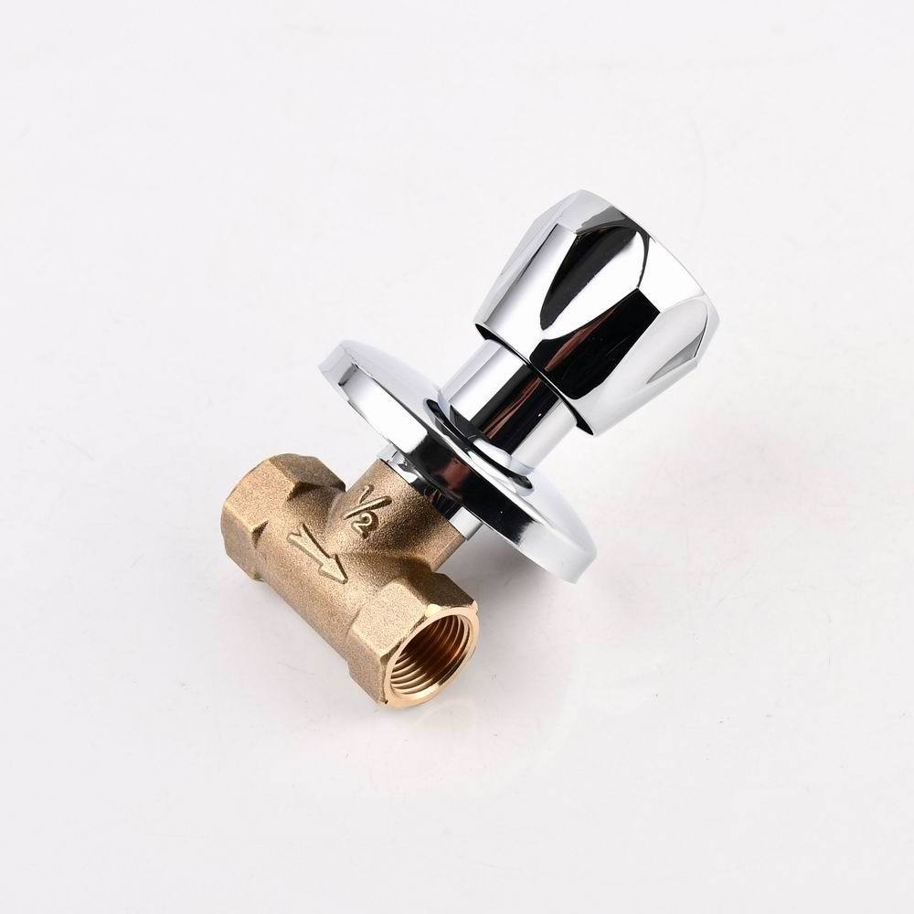 Good Quality Chromed Long Handle 1/2 Forged Brass Concealed Valve High Quality Oem Wholesaler Price