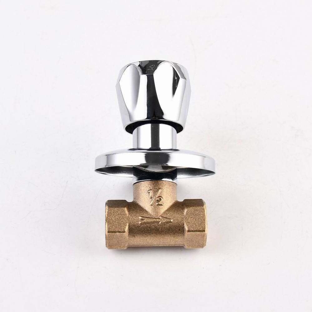 Good Quality Chromed Long Handle 1/2 Forged Brass Concealed Valve High Quality Oem Wholesaler Price