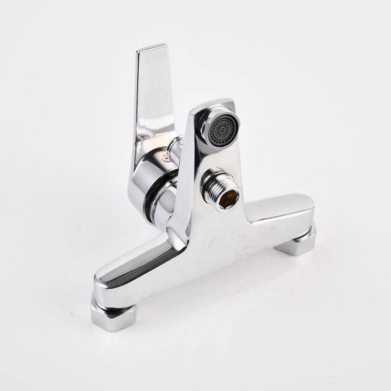 Teenlly Factory Bathroom Wall Mounted Bathtub Shower Faucet Mixer Zinc Bath Room Tub Water Taps