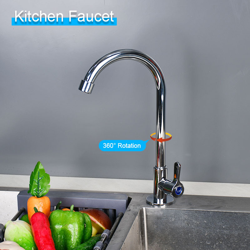 Hight Quality Cold Water Tap Kitchen Sink Faucet SUS Single Hole Kitchen Faucet Customized Brand