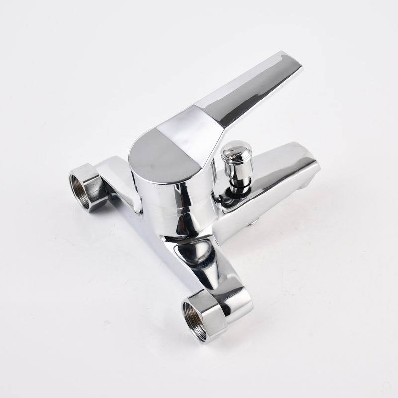 Teenlly Factory Bathroom Wall Mounted Bathtub Shower Faucet Mixer Zinc Bath Room Tub Water Taps