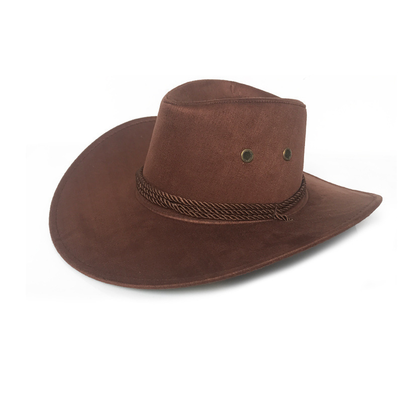 Wholesale Low MOQ Men Women Western Wool Felt Suede Cowgirl Cowboy Hat